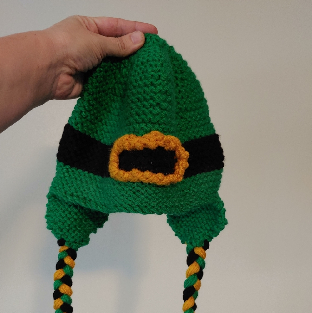 St Patrick's day inspired beanie
